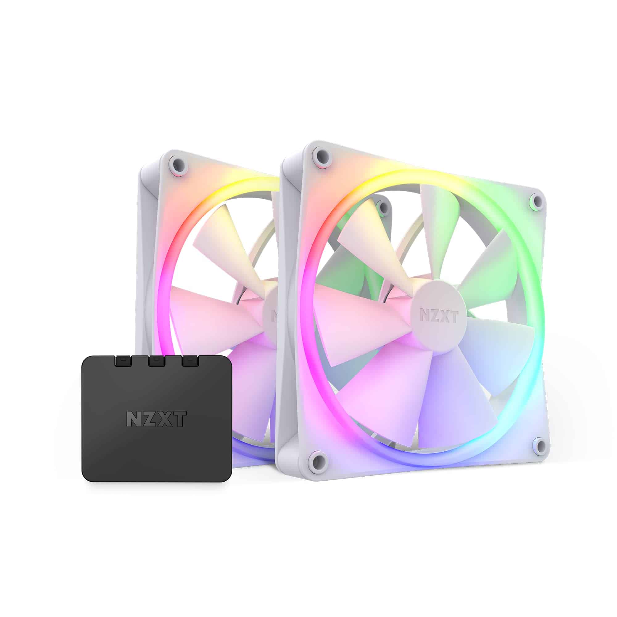 F140RGB - Ventiladores RGB de 140mm - Doble + Controlador