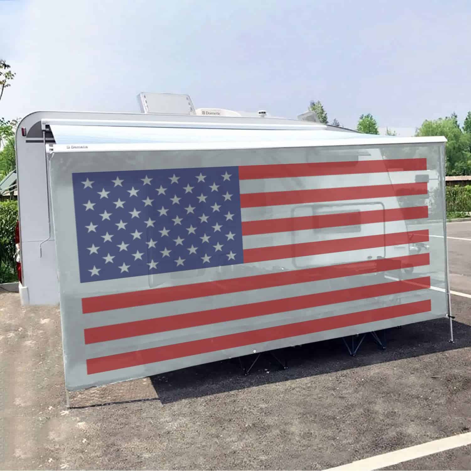 Toldo para caravana RV Sun Shade Screen 7' X 13' 3''
