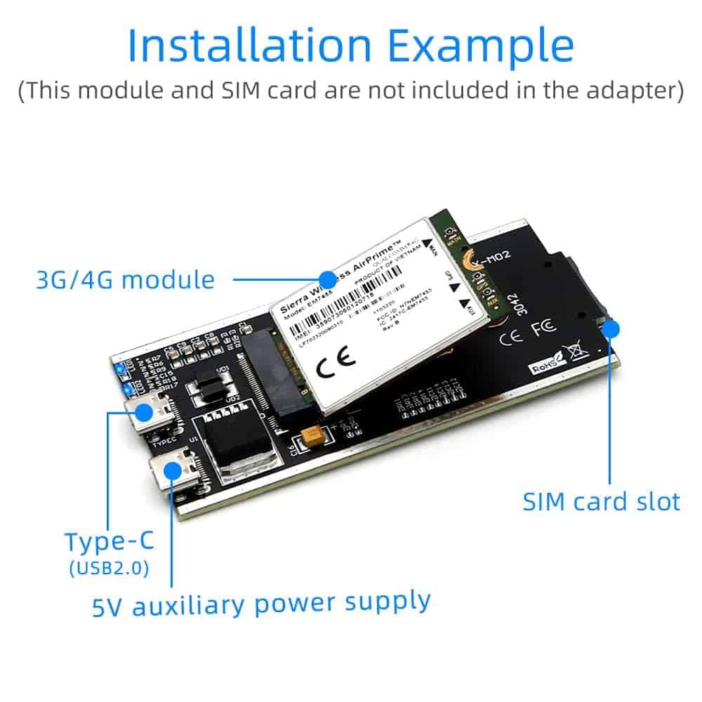 Adaptador SUPERPLUS NGFF(M.2) a USB 2.0 (Tipo C) con Ranura - Imagen 6