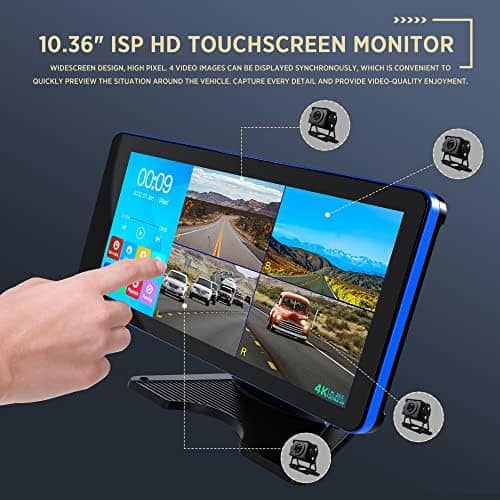 Kit de Cámaras ASLONG Multi-uso Para Camión Con Monitor - Image 9