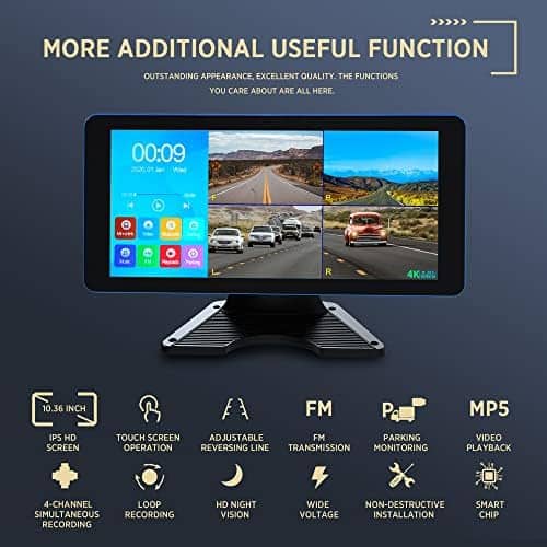 Kit de Cámaras ASLONG Multi-uso Para Camión Con Monitor - Image 8