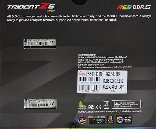 G.Skill Trident Z5 RGB Series (Intel XMP 3.0) DDR5 RAM 64GB - Imagen 4