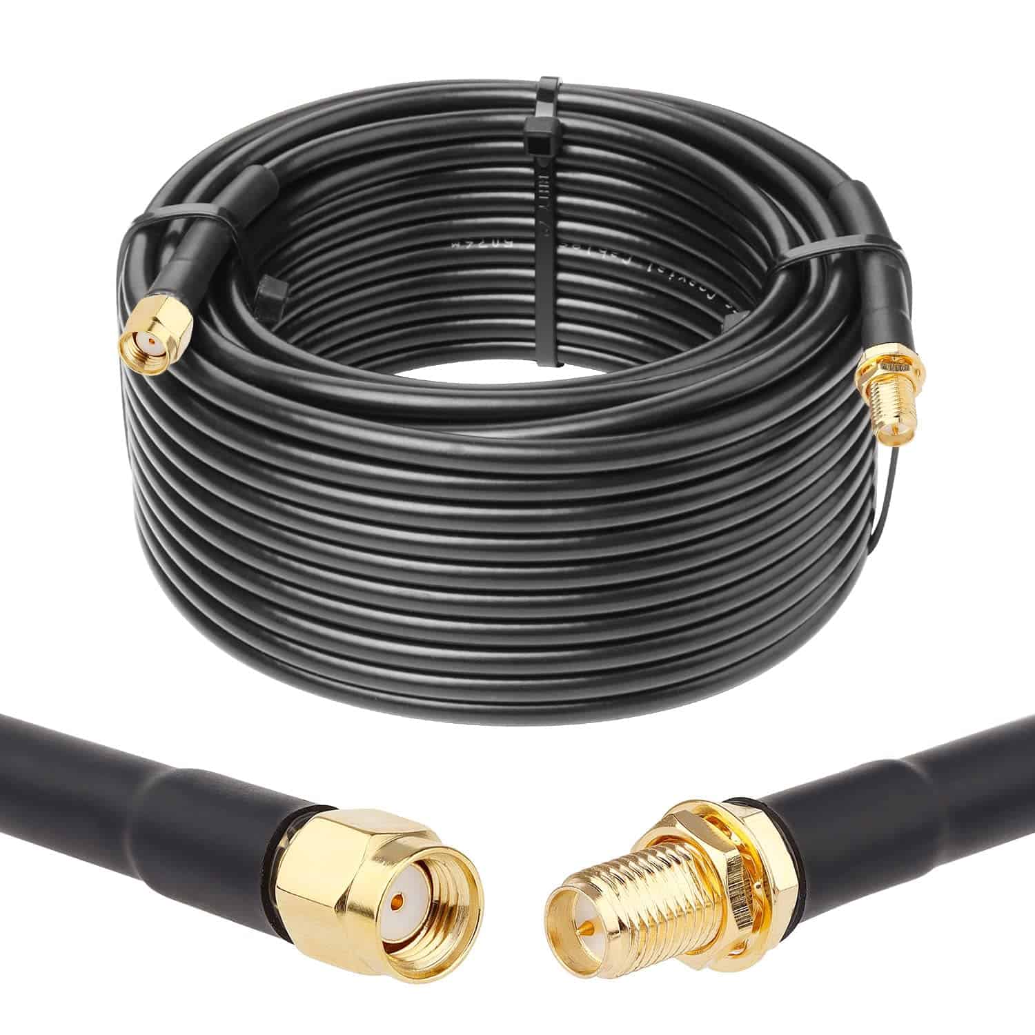 Cable Coaxial Rp-sma Macho A Rp-sma Hembra De 50ft, Xrds-rf
