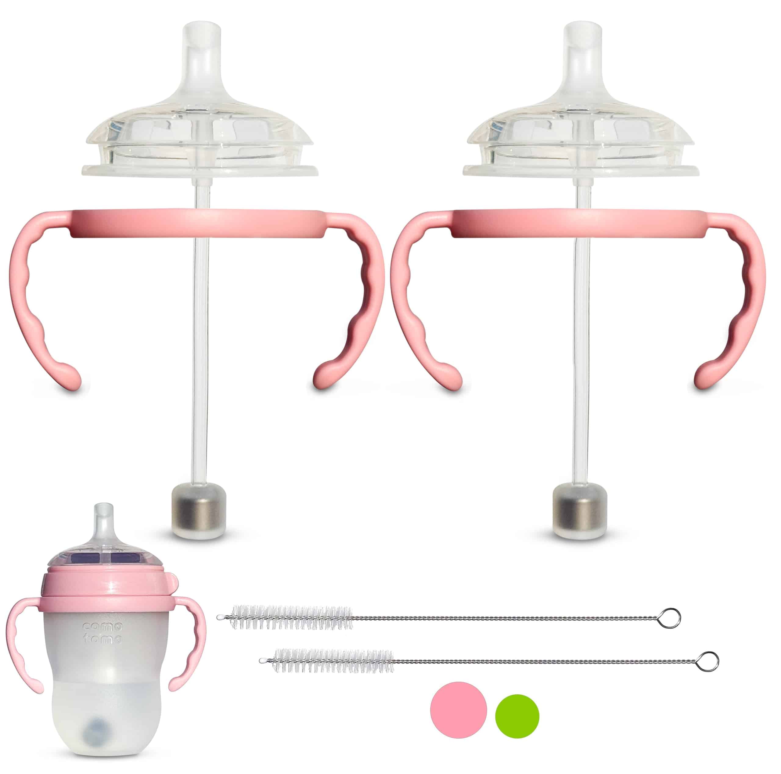 Kit de Conversión de Vaso con Popote -Rosa
