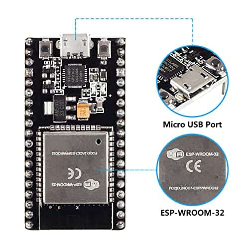 Tablero de Desarrollo ESP32 CP2102 Chip 38Pin Versión - Image 3