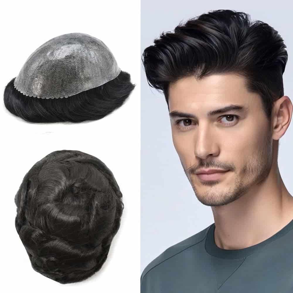 Pelucas para hombres FACE MIRACLE Toupee para hombres Todo