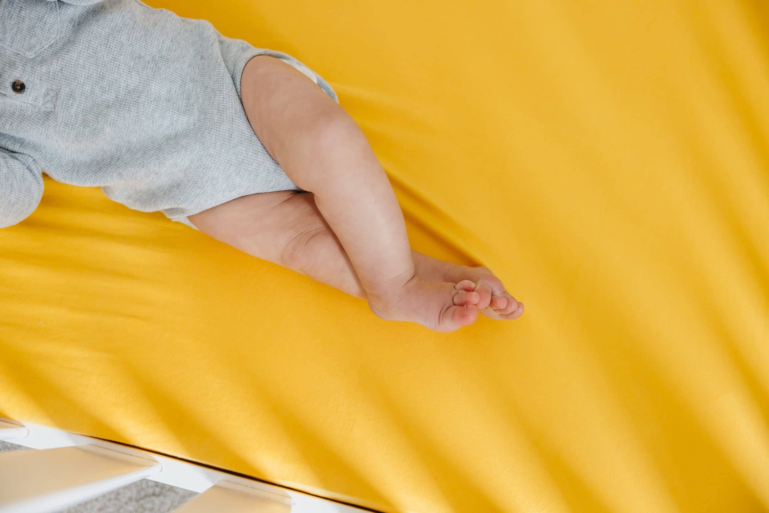 Sábanas de Cuna de Punto Premium Copper Pearl -Amarillo - Imagen 7