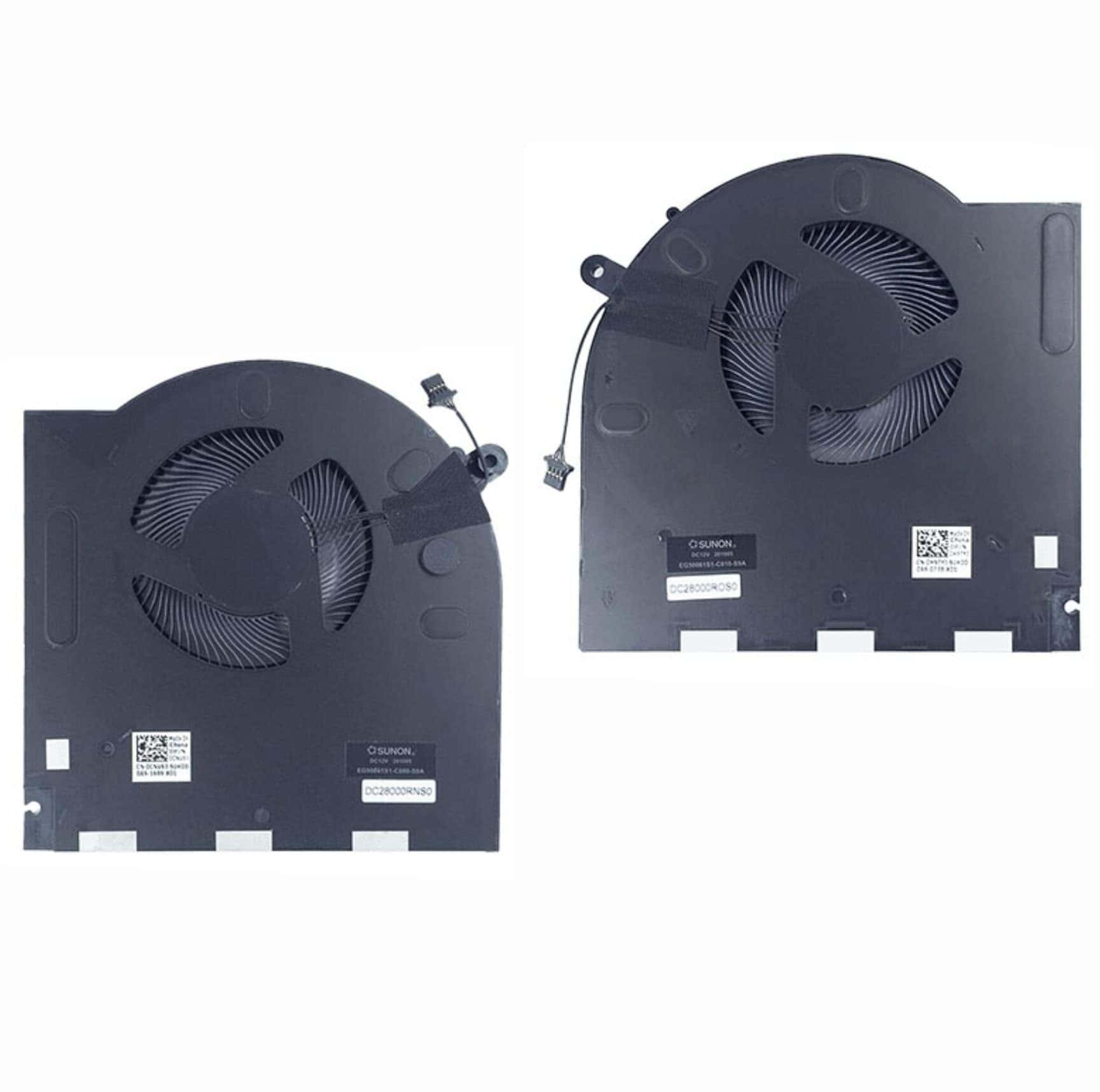 Ventilador de enfriamiento de CPU+GPU de -YJ 0CNV63