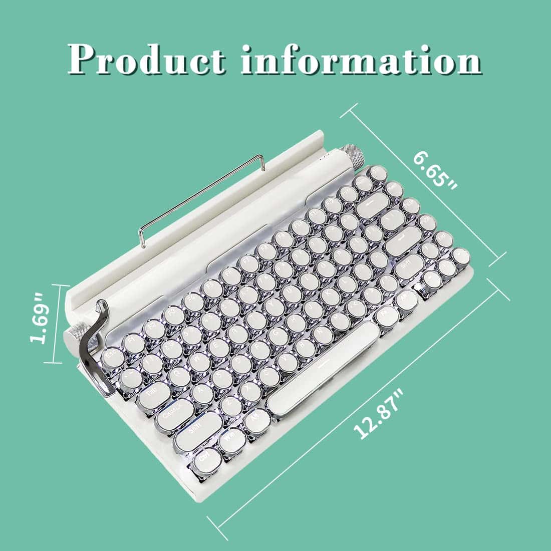 Teclado inalámbrico para computadora Adventurers Retro - Image 7