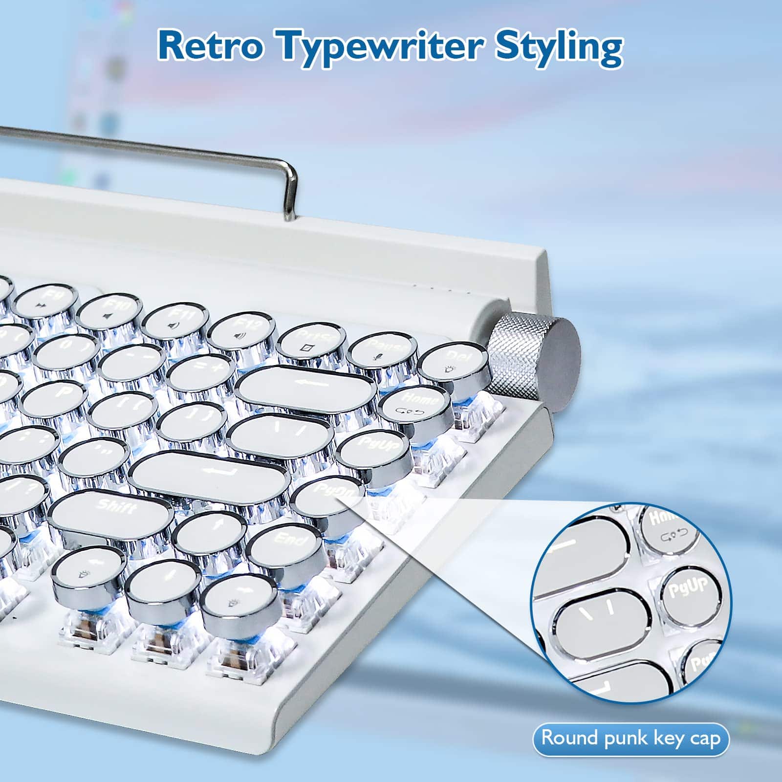 Teclado inalámbrico para computadora Adventurers Retro - Image 3