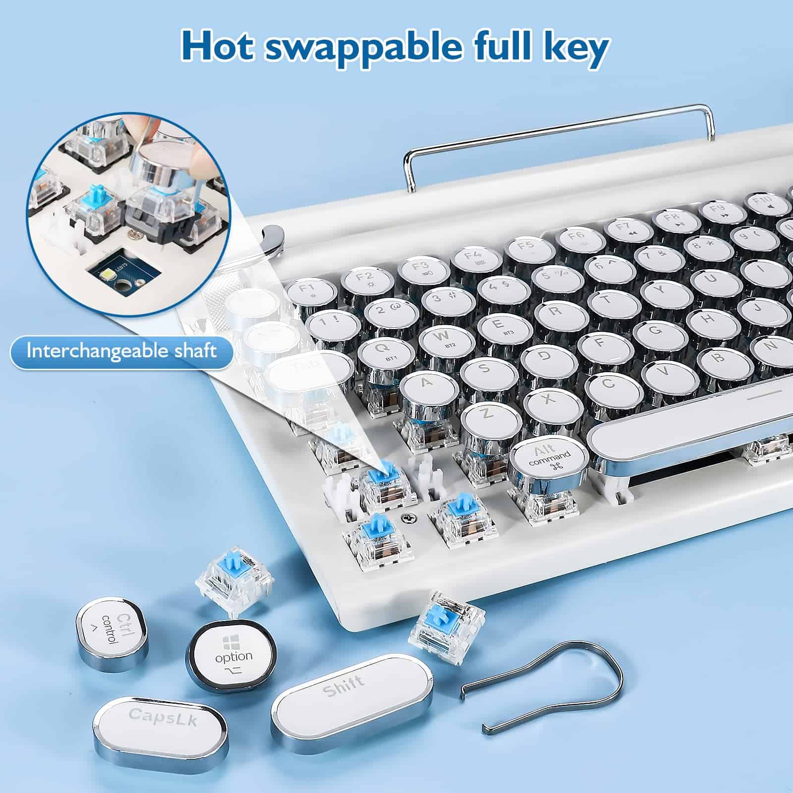 Teclado inalámbrico para computadora Adventurers Retro - Image 5