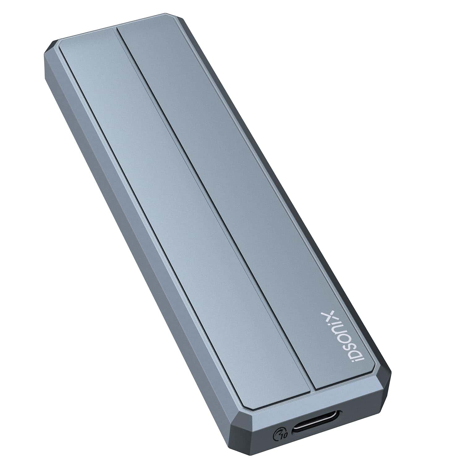Caja de disco duro de aluminio para SSD M.2 NVMe de 10 Gbps