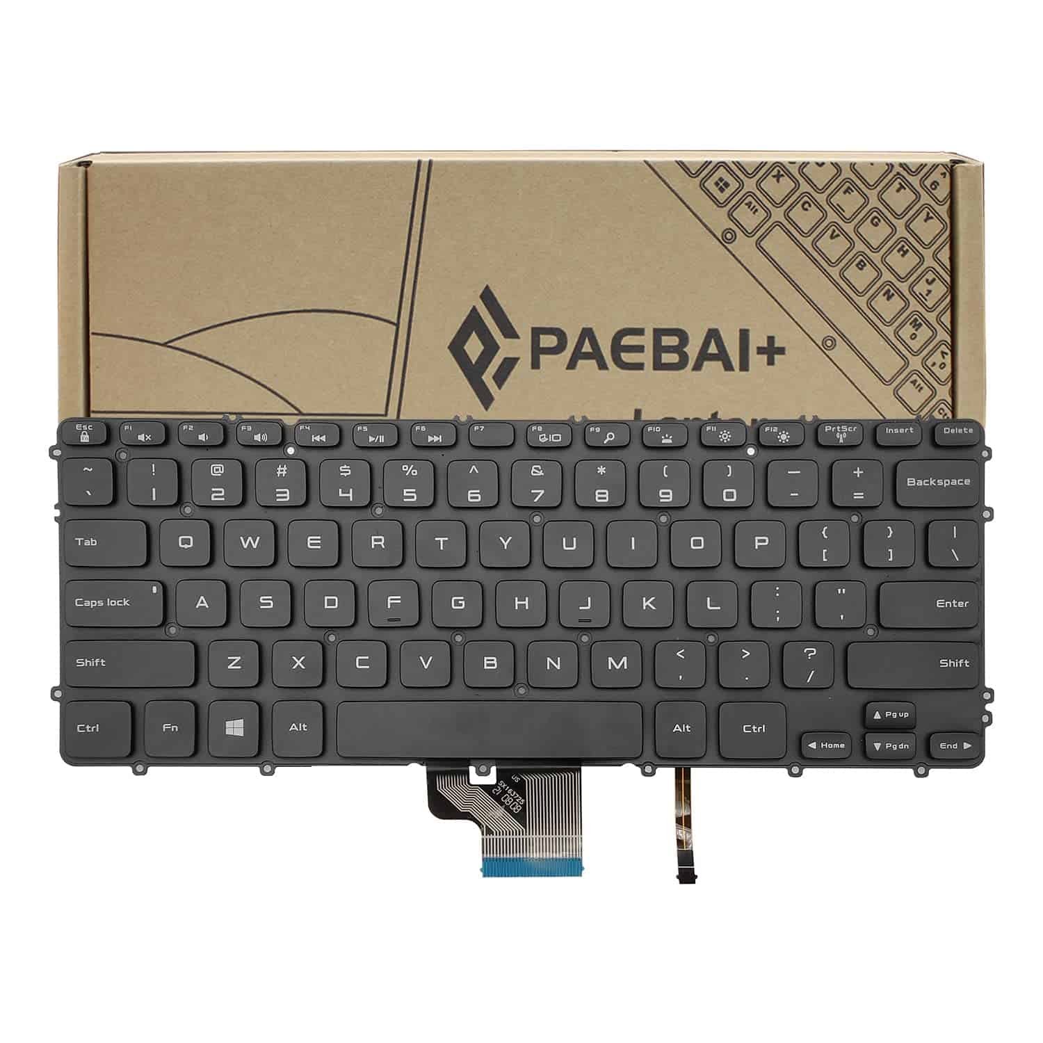 Teclado de repuesto PAEBAI+ con retroiluminación para