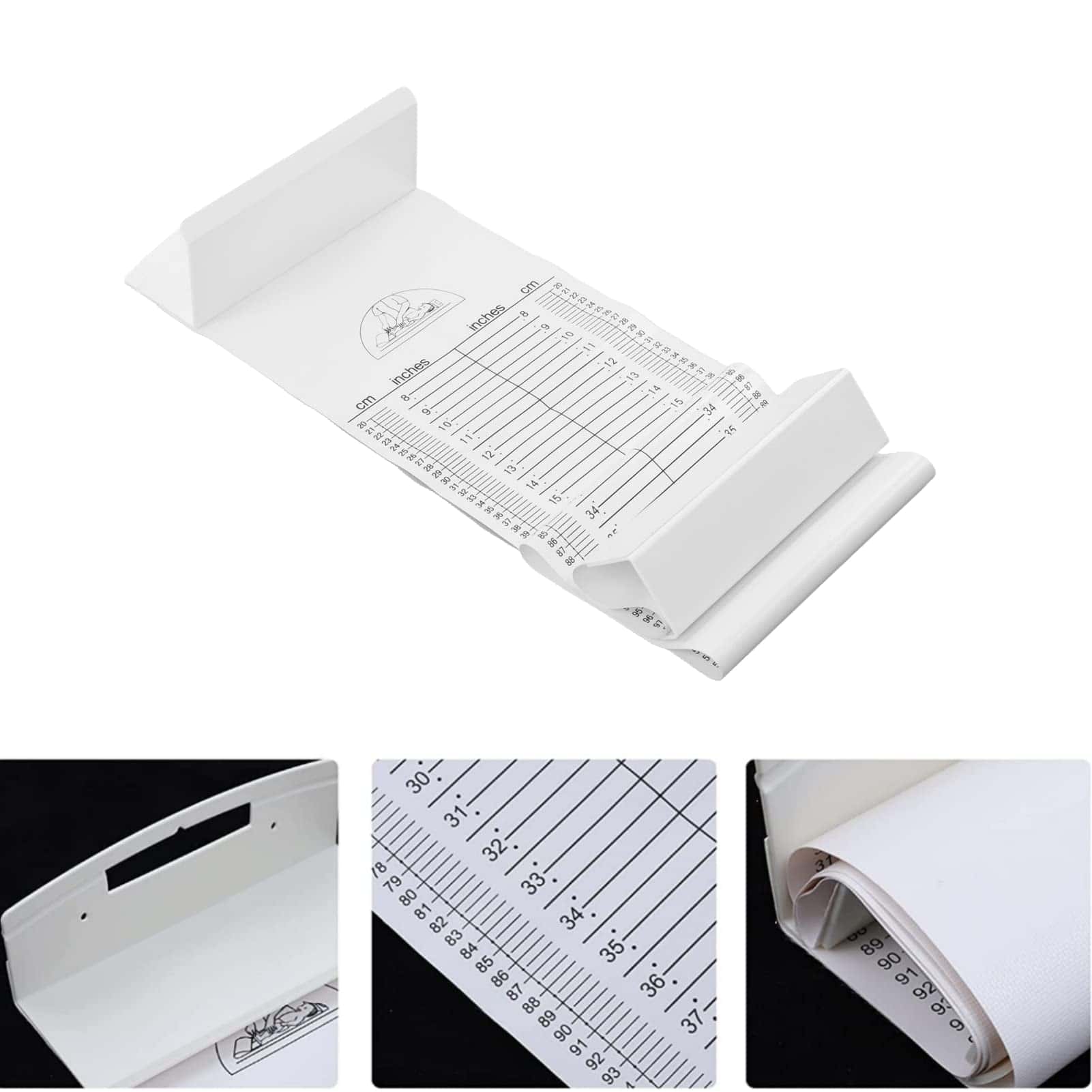 Tapete Medidor para Bebés, Infantómetro Plegable Lavable - Imagen 4