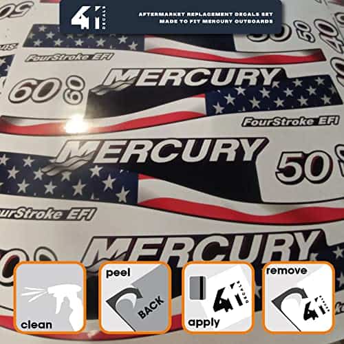 Calcomanías Aftermarket de Repuesto para Mercury 90 Four - Image 5