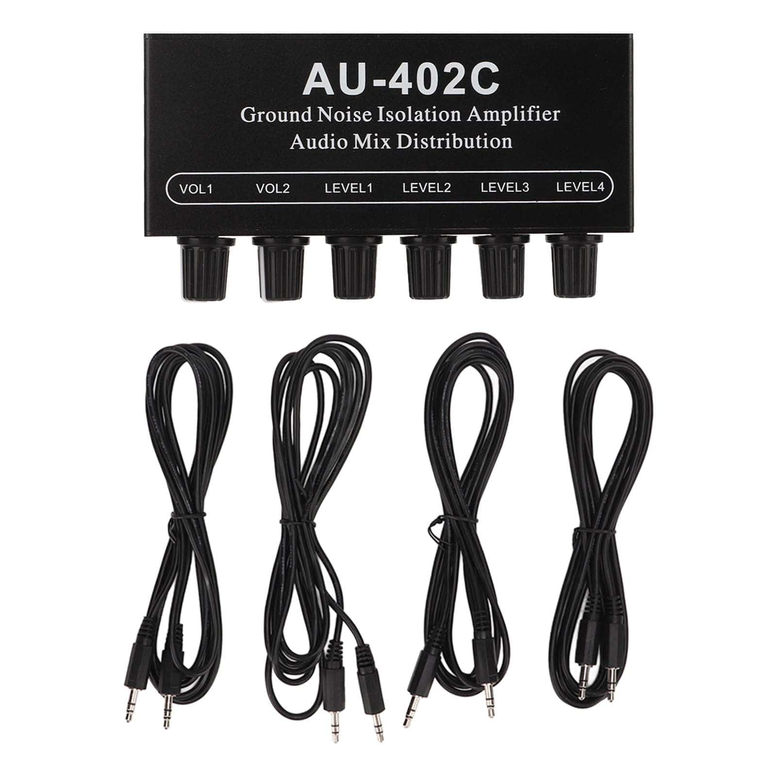Mezclador de Audio Estéreo de Doble Canal Kadimendium 4 en