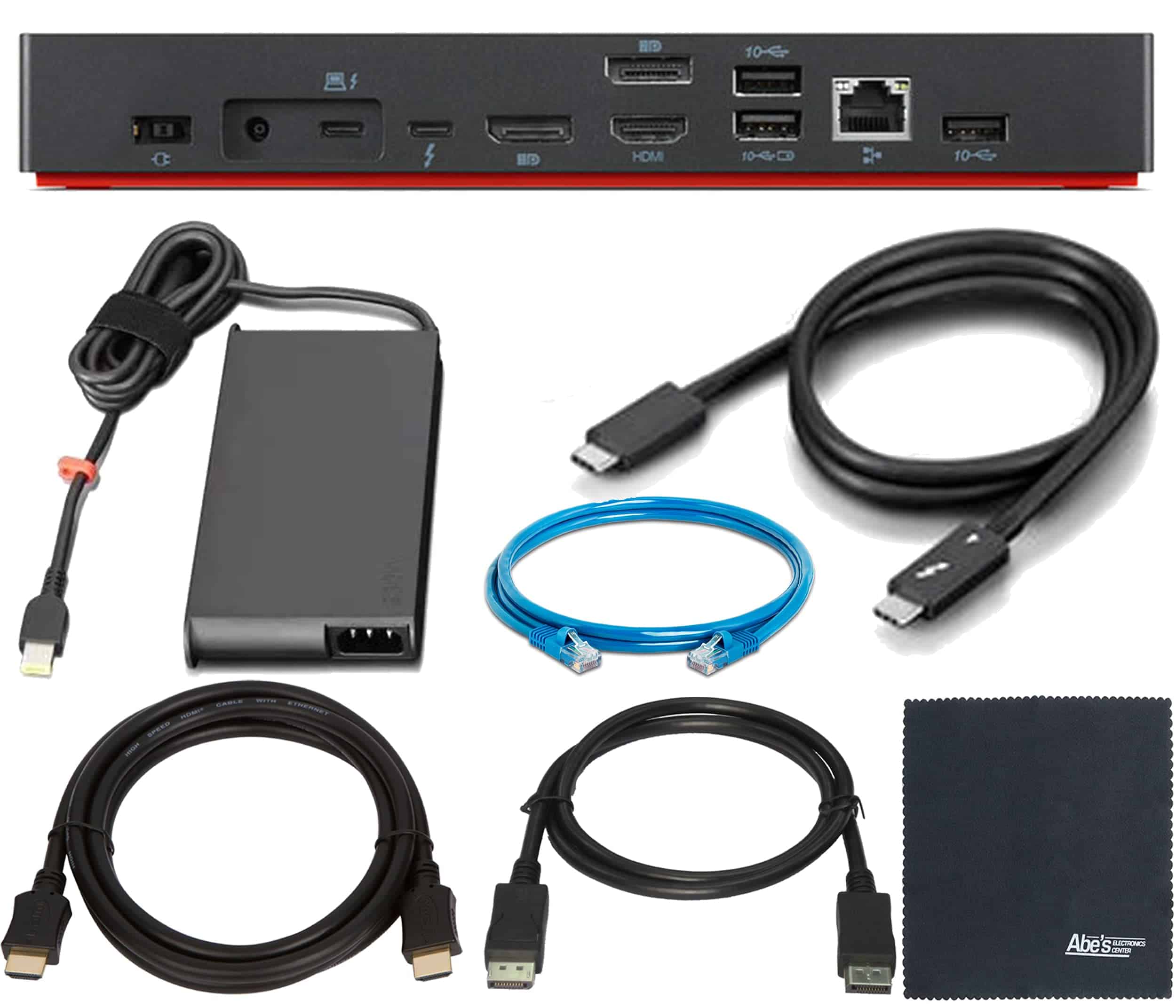 Dock Thunderbolt 4 ZoomSpeed Lenovo (40B00135US) + Cables