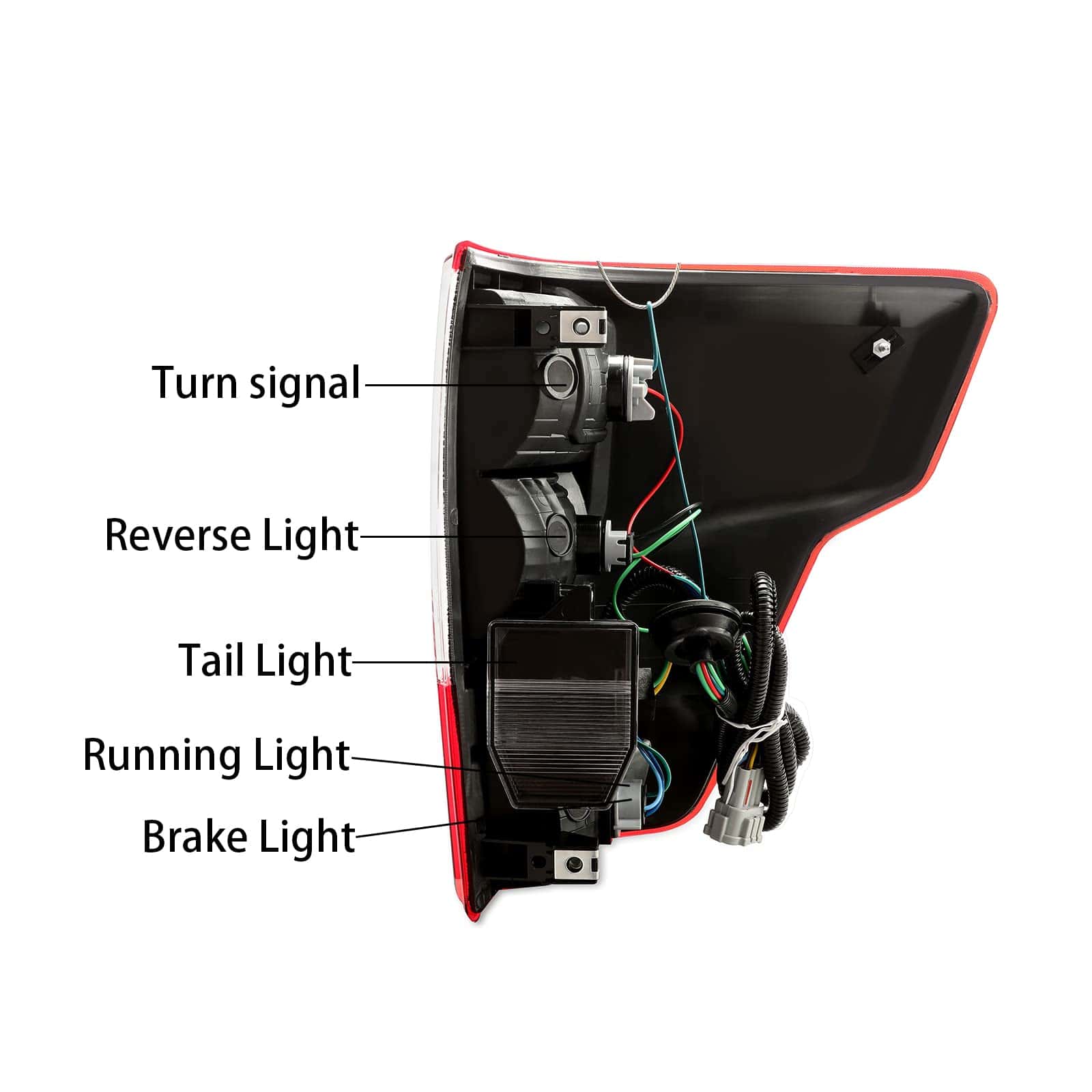 HECASA Luz Trasera de Freno Izquierda Compatible con Nissan - Imagen 4