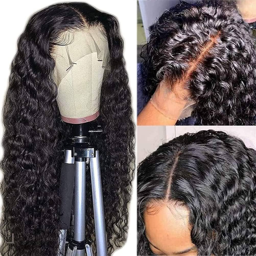 Pelucas de Encaje Frontal Ondulado Profundo Armodeo Cabello - Imagen 3