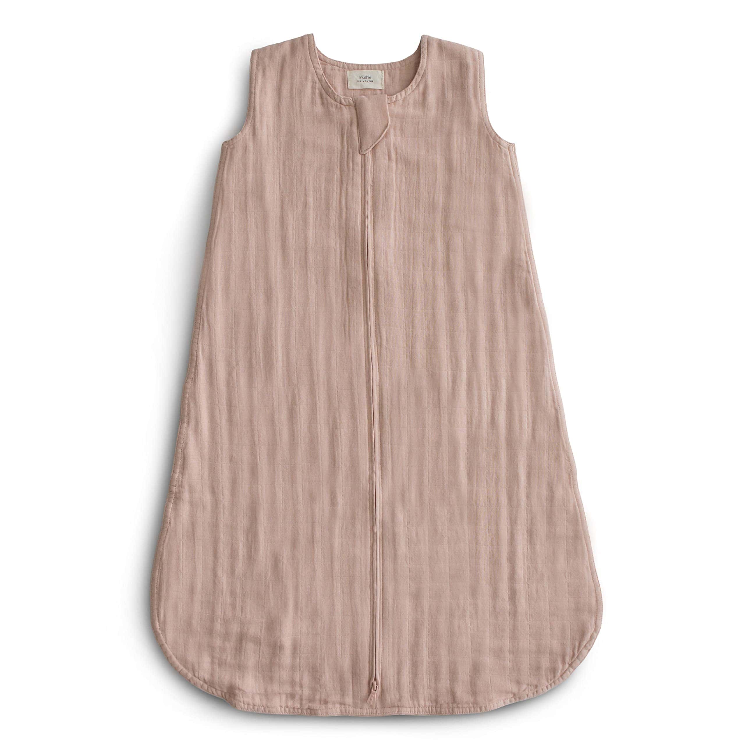 Saco de Dormir para Bebé mushie | 100% -Blush