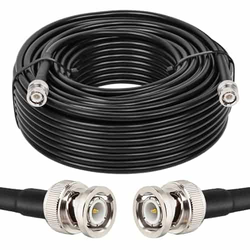 Cable Coaxial MOOKEERF BNC Macho a BNC Macho 50 ohm RG8X