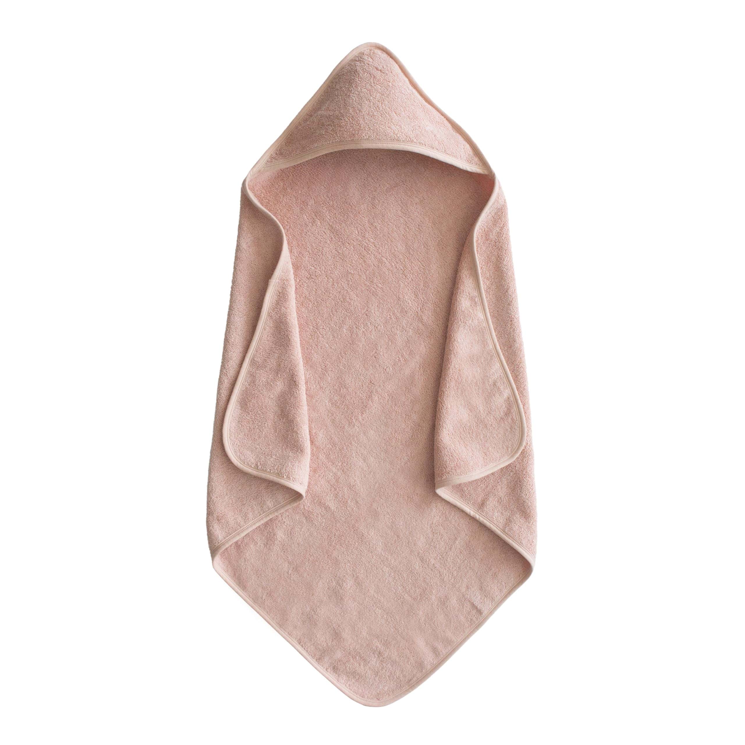 Toalla con Capucha para Bebé mushie | -Blush