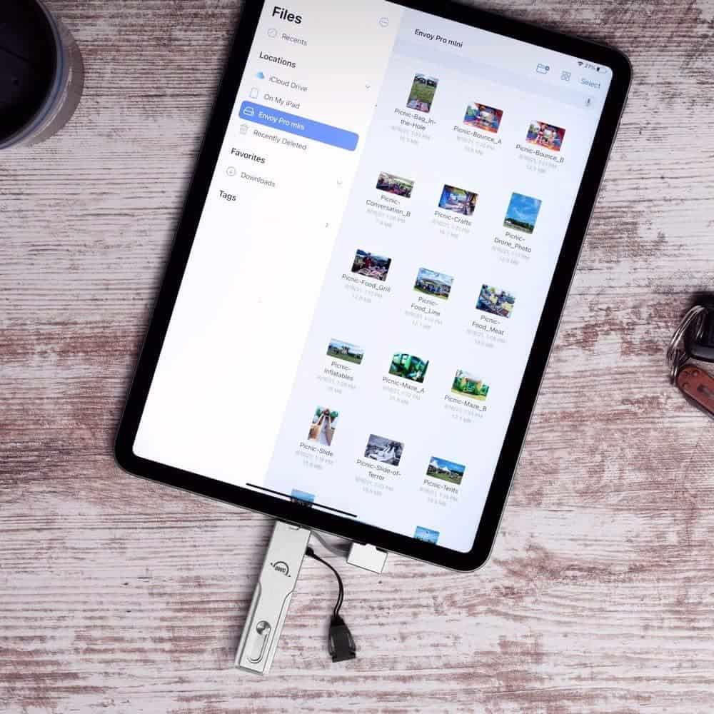 Alternative view of OWC Envoy Pro Mini USB-C + USB-A (10Gb/s) Unidad de estado