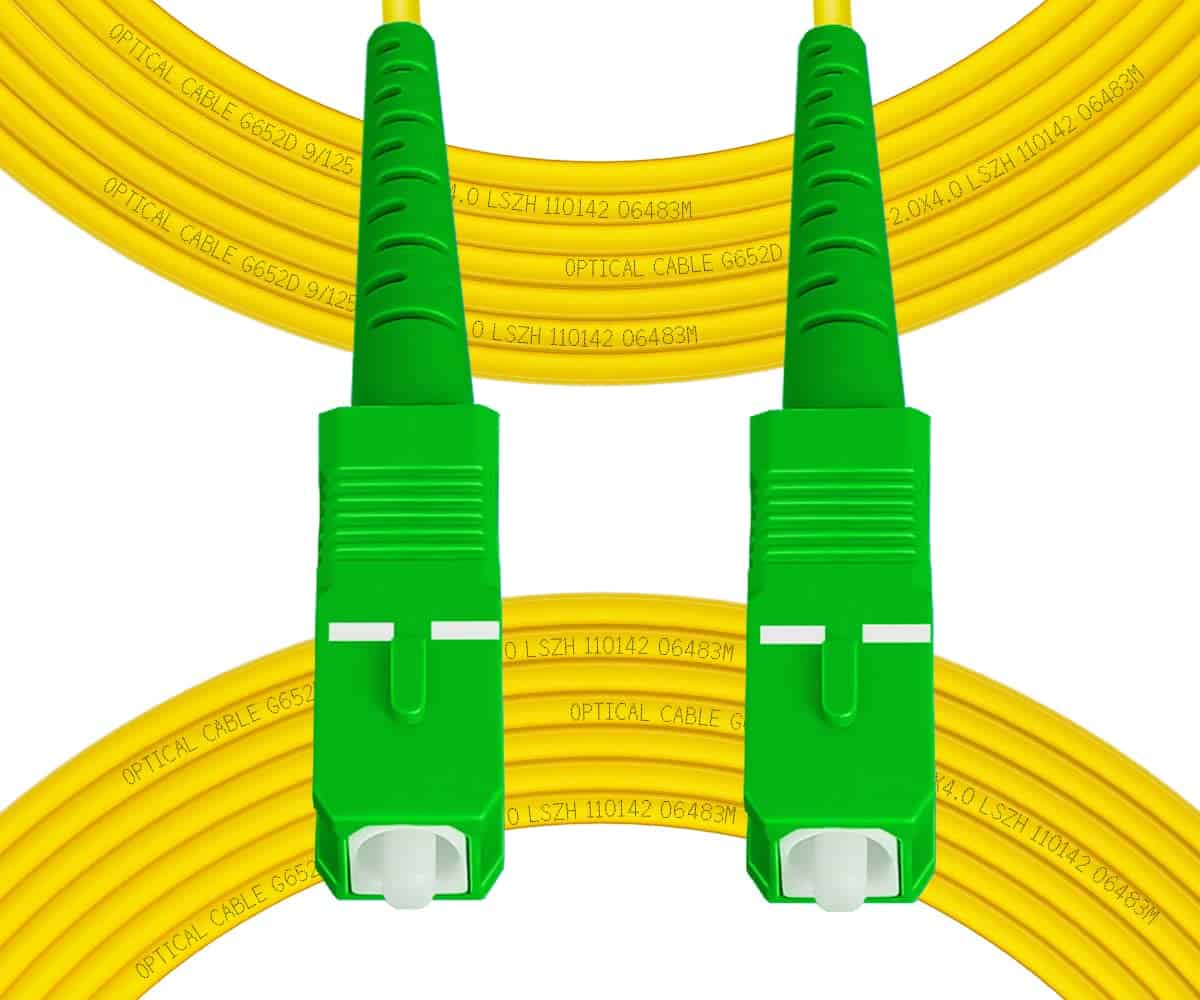 Fibergaga-75m(246ft) OS2 SC/APC a SC/APC Cable de Fibra