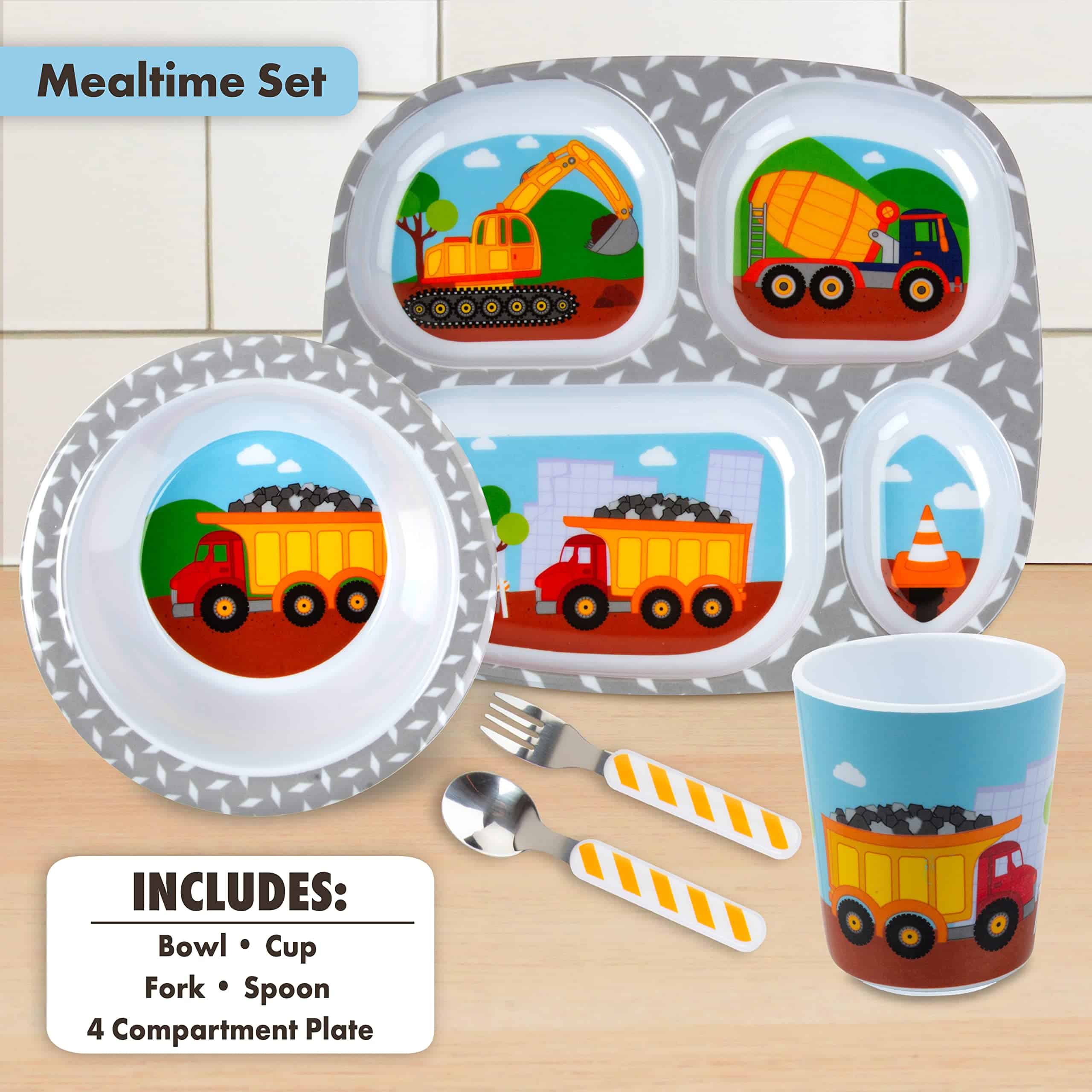 Set de 5 piezas para la hora de la comida con temática de - Image 3