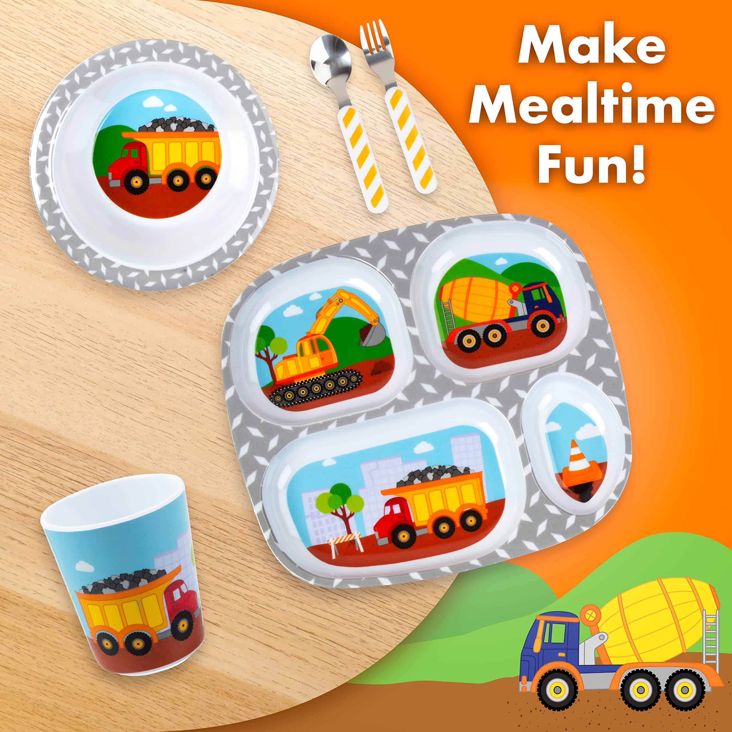 Set de 5 piezas para la hora de la comida con temática de - Image 7