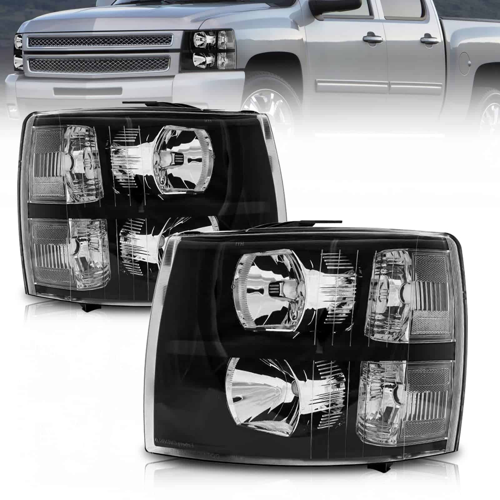 Conjunto de faros AXLAHA 2007-2014 para 2007-2013 Chevy
