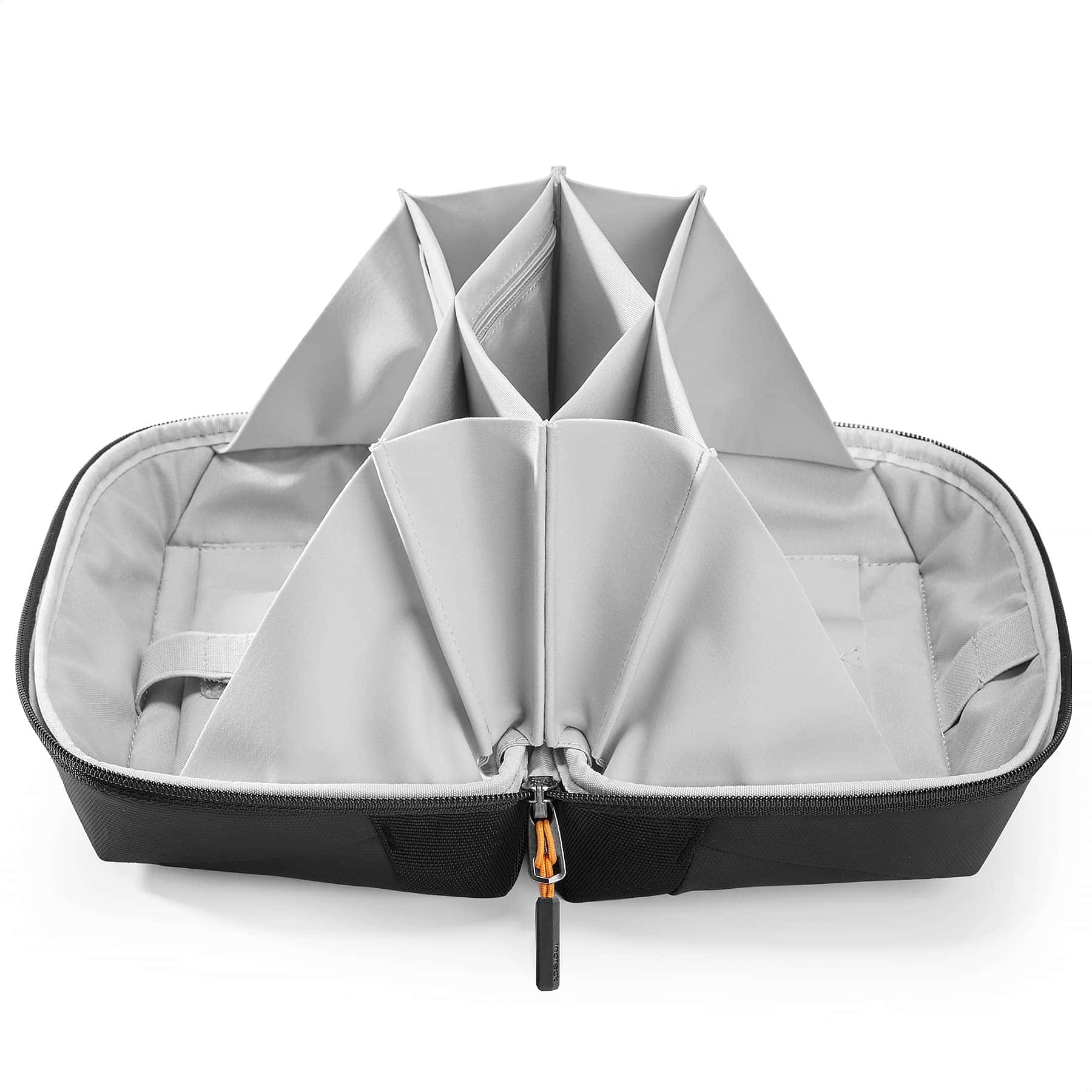 Estuche organizador de electrónica Inateck, 180� Abierto