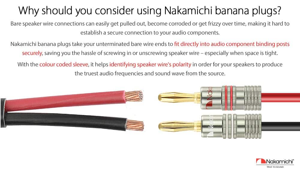Conjunto de 12 Pcs (6-Pares) de Conectores Banana Nakamichi - Image 4
