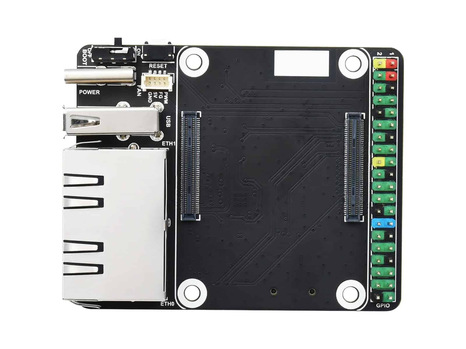 Mini Placa Base Dual De Ethernet Gigabit Para Raspberry Pi