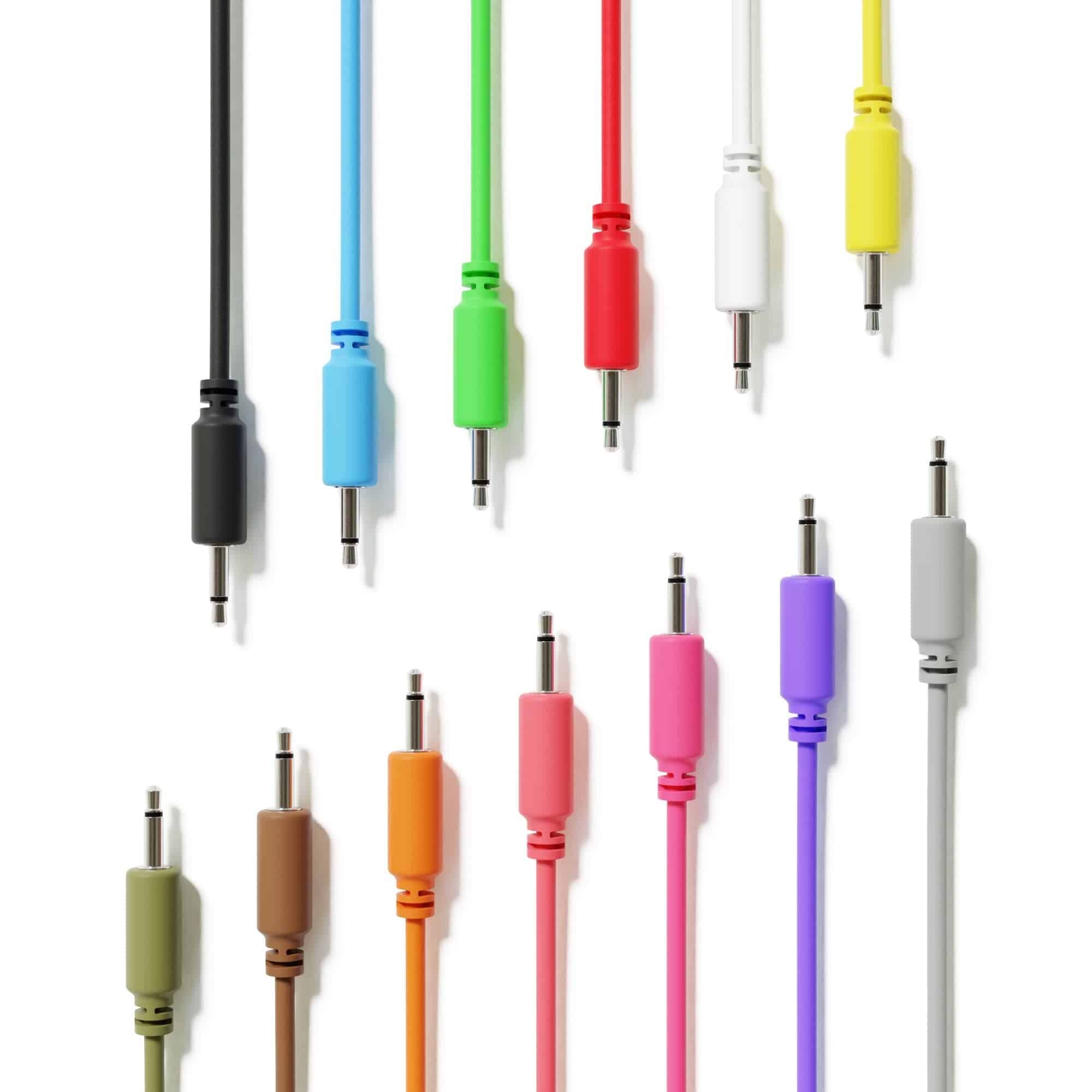 Cables de Parcheo Modular Mono TS 3.5mm 1/8 pulgadas