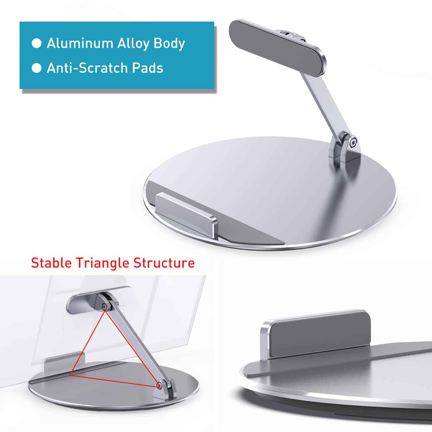 Soporte inclinable y giratorio Letlar para Echo Show 15, - Imagen 4