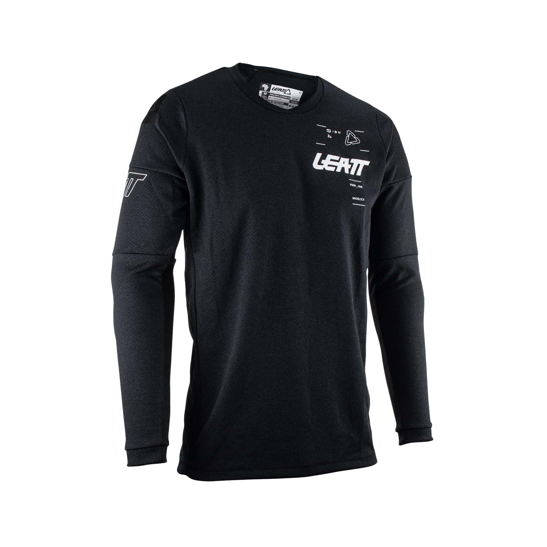 Jersey Leatt Moto 4.5 WindBlock #XXL Negro