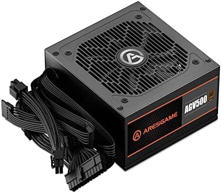 Fuente de Alimentación ARESGAME AGV de 500 W -Negro