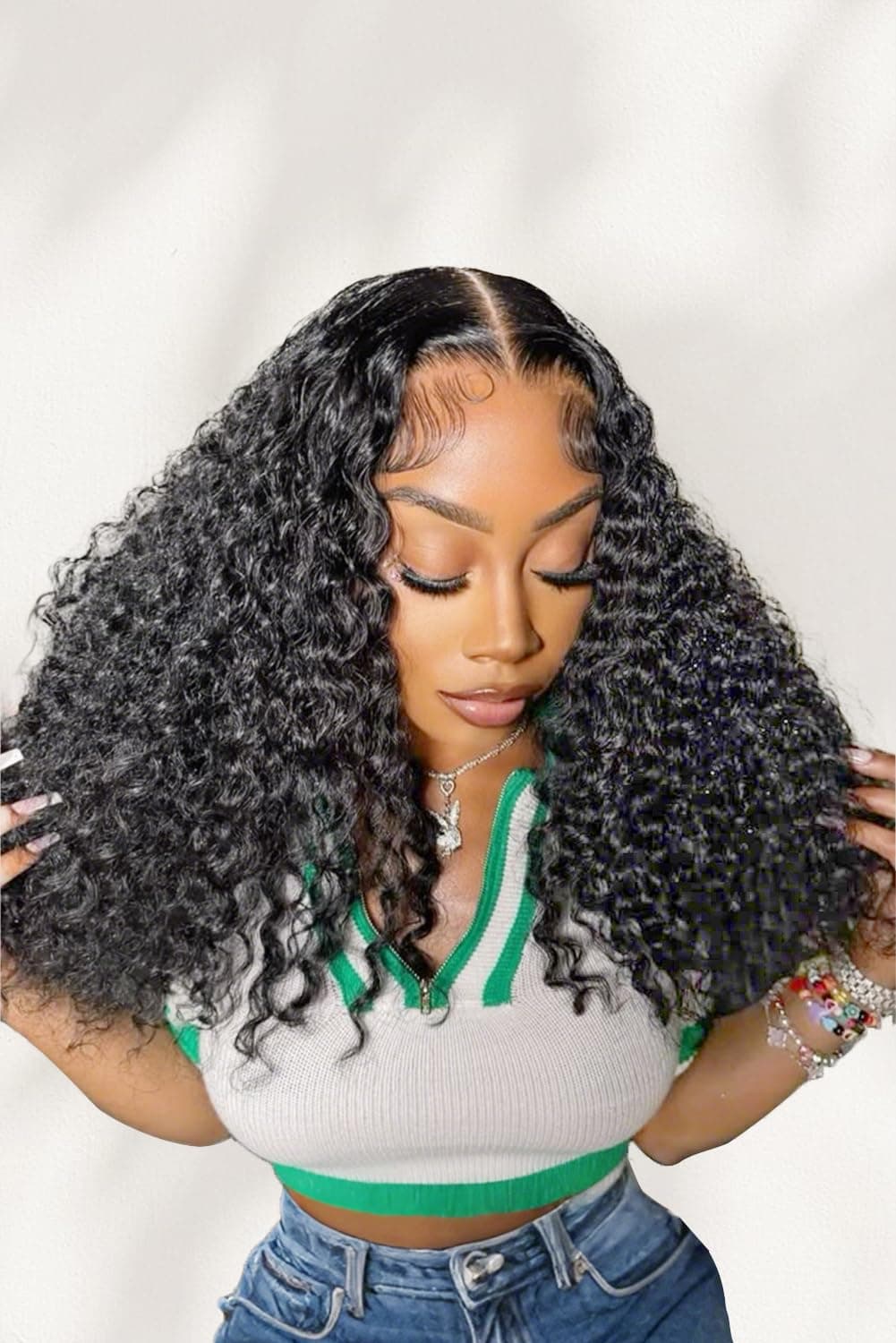 Worldnewhair Pelucas de Encaje Frontal de 13×4 Pelo Humano