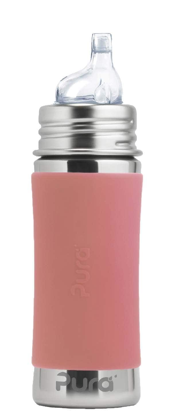 Pura Kiki Botella de Vaso de Acero Inoxidable de 11 oz /