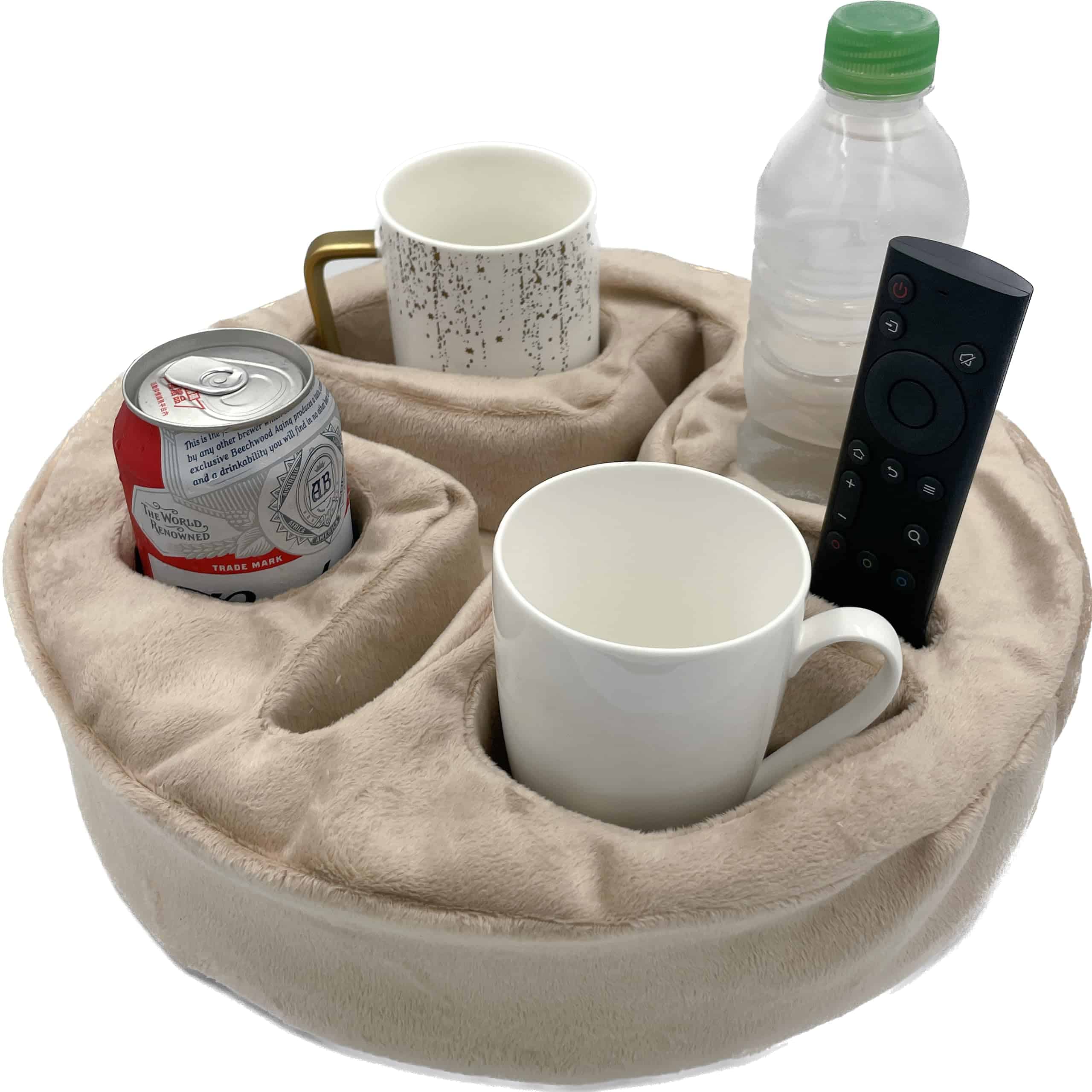 Charola Snacks Sillon Xchouxer Porta Celular Control -Crema
