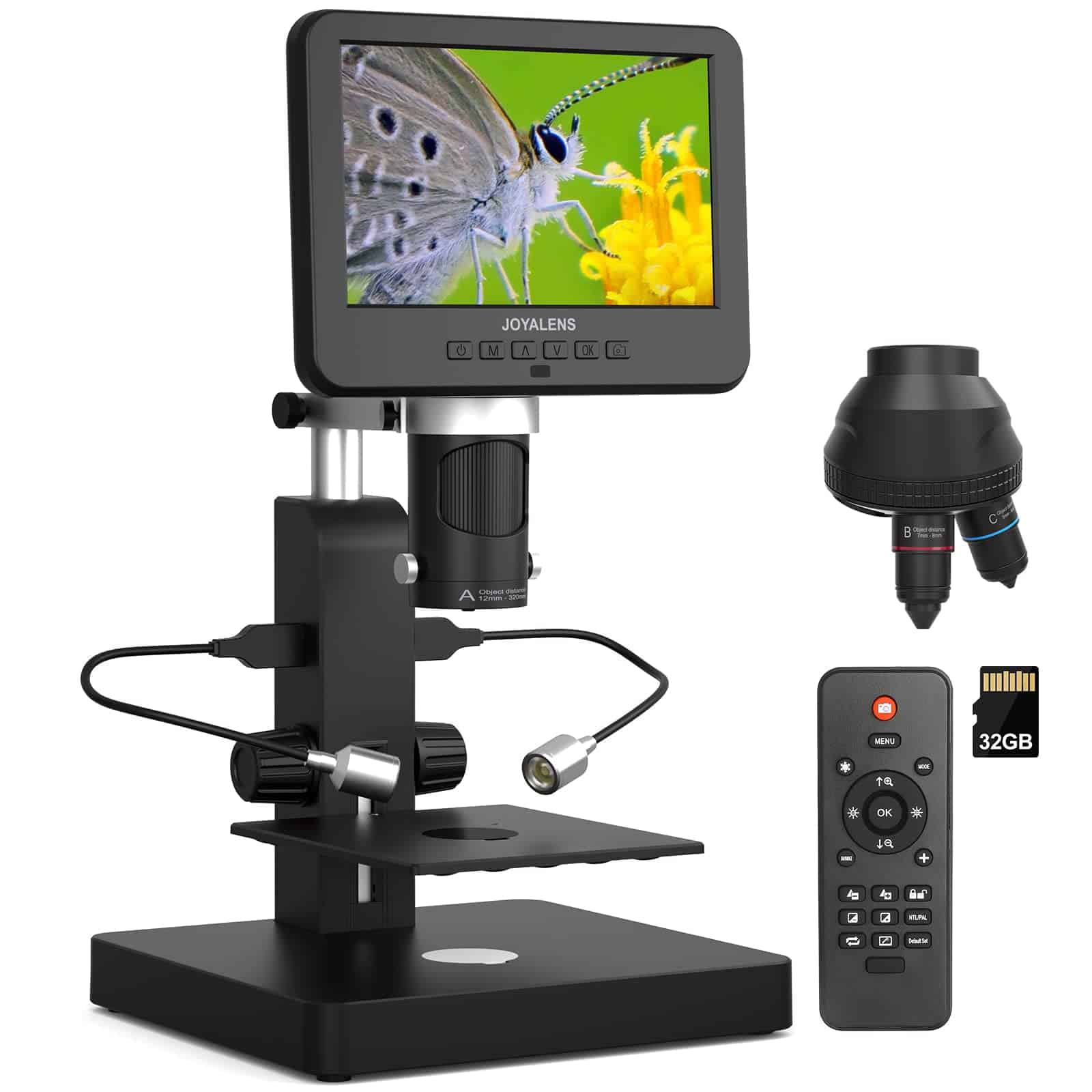Microscopio Digital JOYALENS JL246PS 3 Lentes HDMI, UHD