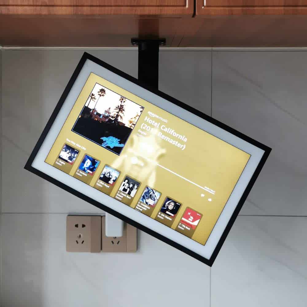 Soporte de Montaje bajo Gabinete para Echo Show 15 Negro