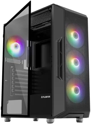 Gabinete PC Zalman I3 NEO 4X RGB 120mm Mesh Magnetico I/O