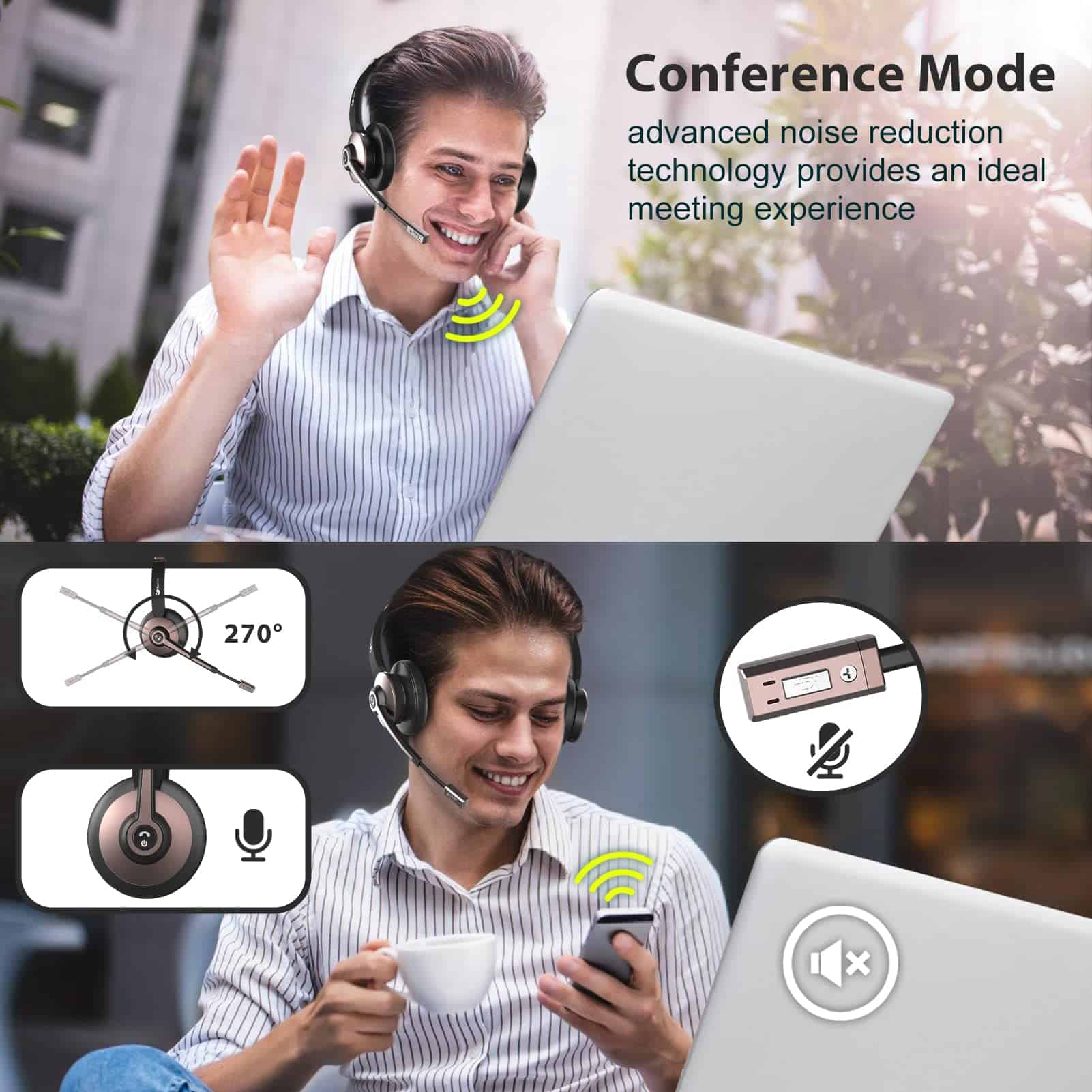 Auriculares Inalámbricos Earbay, Auriculares Bluetooth con - Image 4