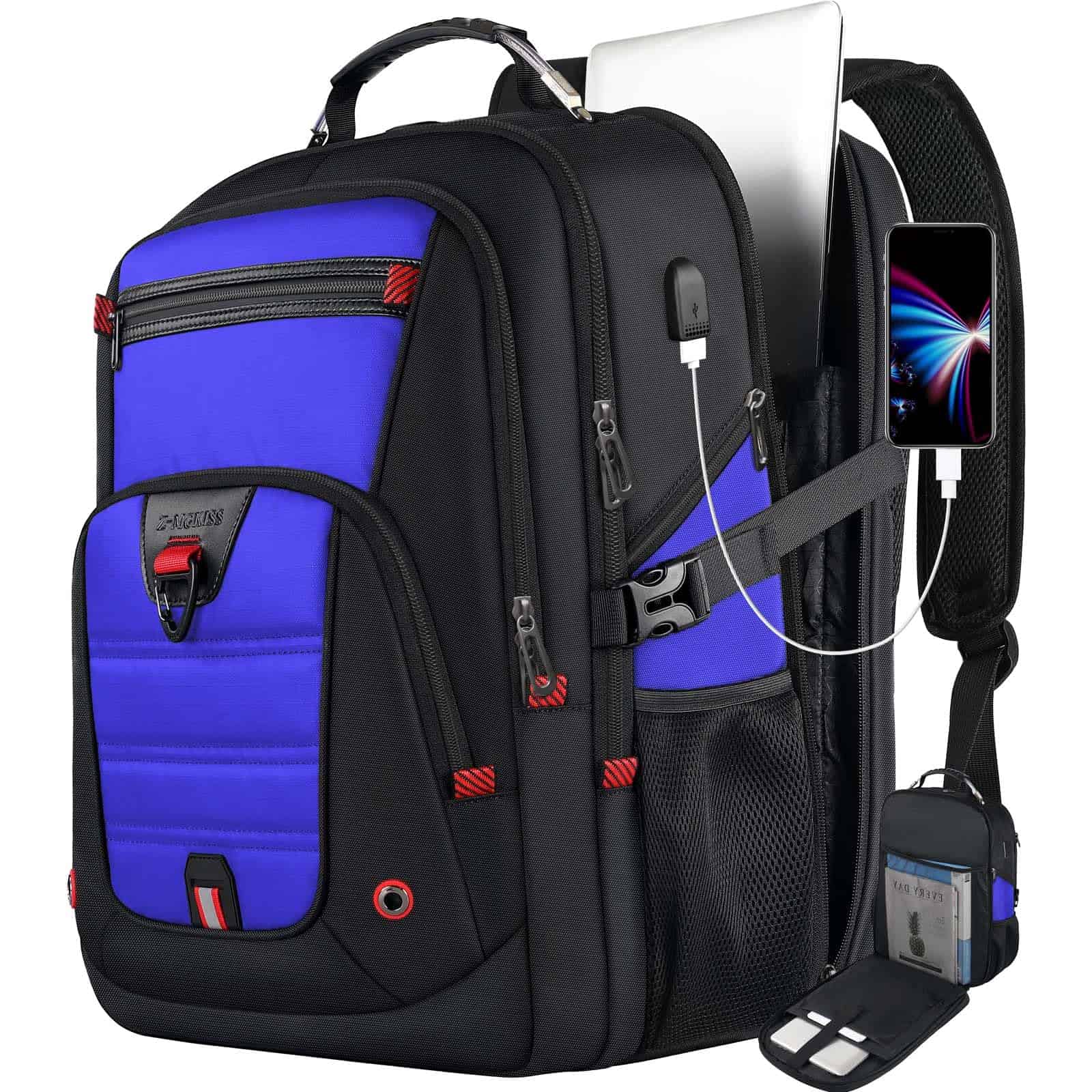 Mochila Extra Grande Z-MGKISS, Bolsa de Viaje para Laptop