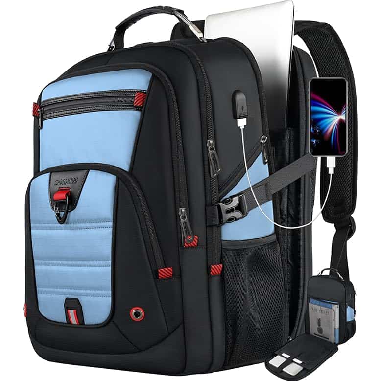 Mochila grande Z-MGKISS para viajes, 52L, mochila antirrobo - Image 3