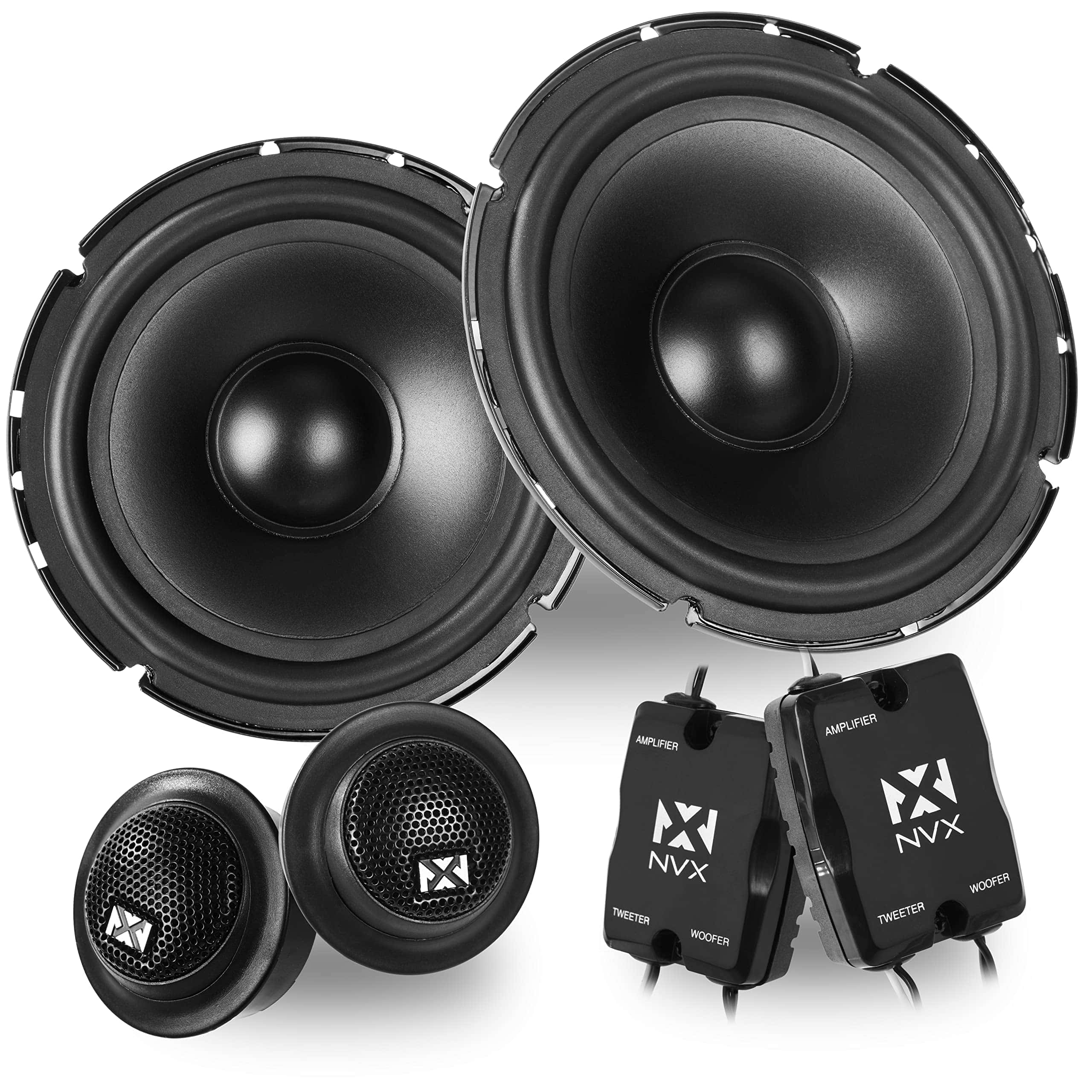 Par de Bocinas para Auto NVX NSP65KIT de 6.5", 600W Máx,