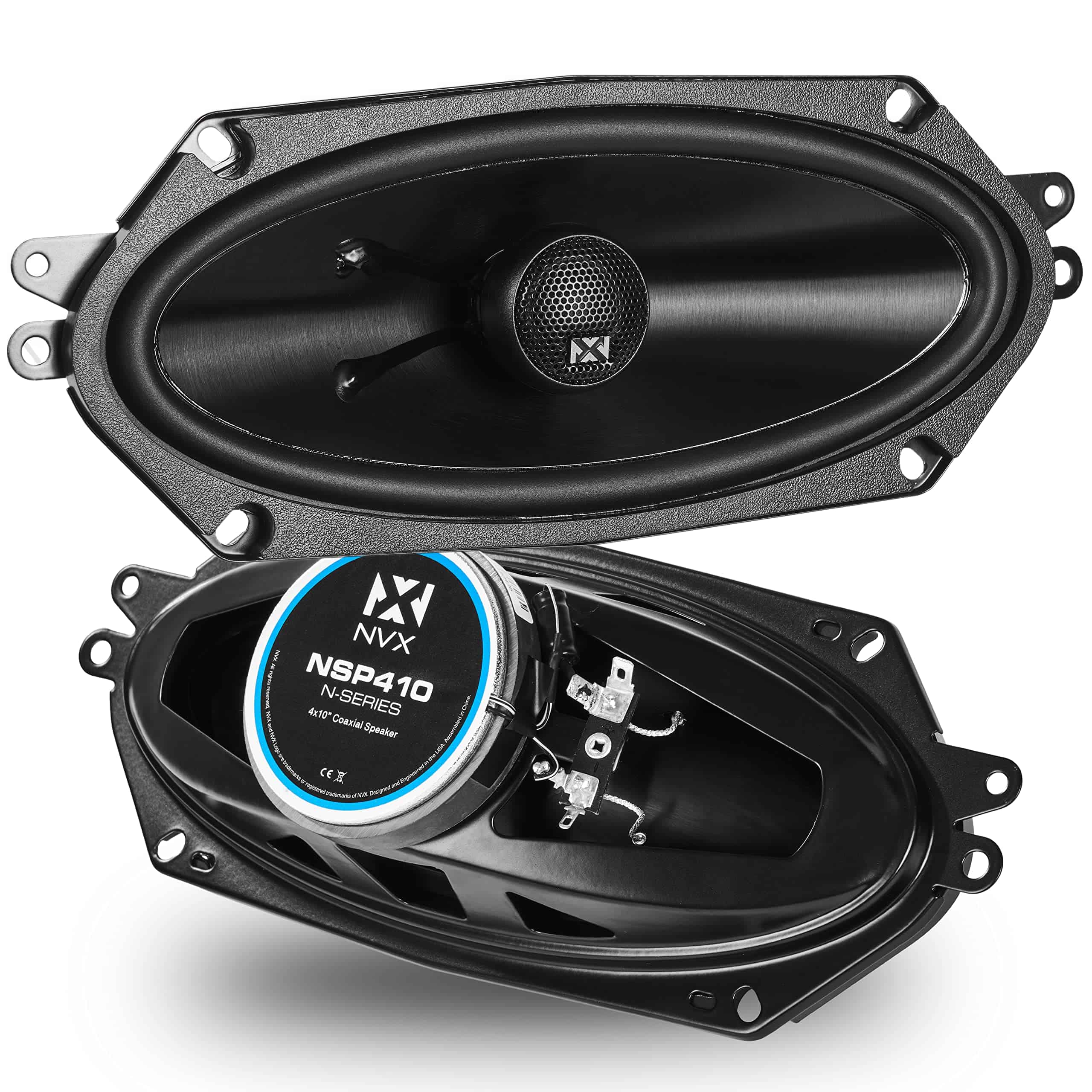 Par de bocinas para carro NVX� NSP410 de 4x10 pulgadas,