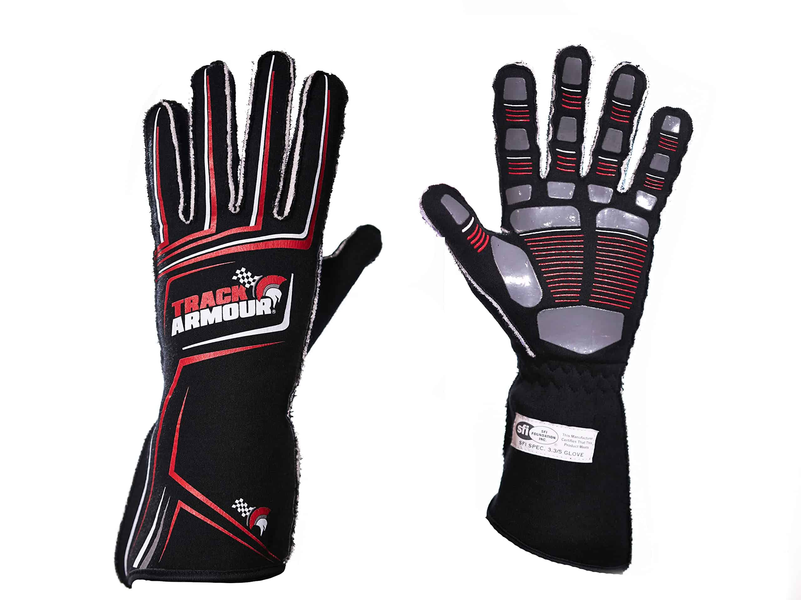 Guantes de Carreras TRACK ARMOUR Series 4 SFI 3.3/5 de Tela